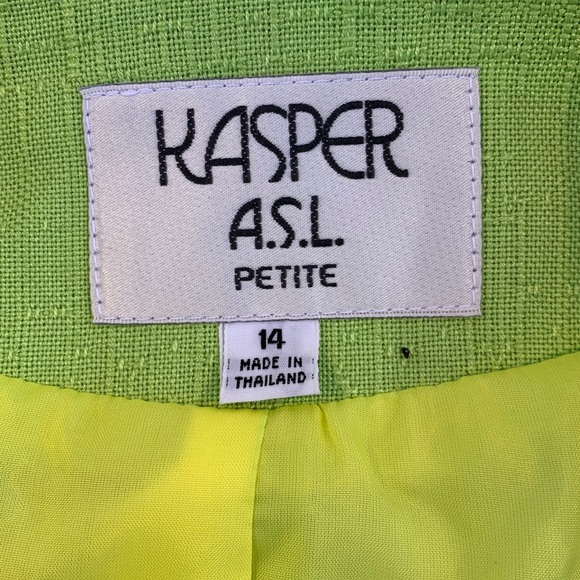 ⚡️SOLD⚡️Vintage Kasper 80s neon blazer jacket - Picture 4 of 16